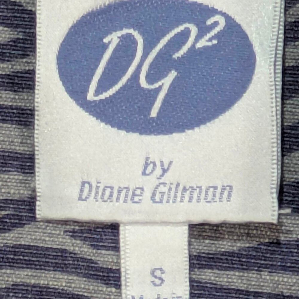 DG2 Diane Gilman Denim Jacket Womens S Purple Trucker Streetwear Grunge Bling‎ - Picture 9 of 11